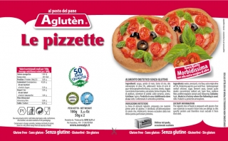 Agluten - Bezlepkové pizzetky 100 g (2 x 50 g)