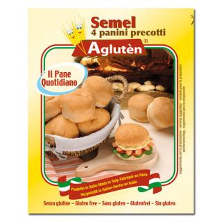 Agluten - Bezlepkové předpečené bulky Semel 220 g (4 x 55 g) 