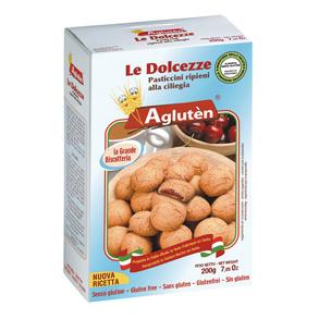 Agluten - Bezlepkové sušenky Le Dolcezze s třešňovou náplní 200 g