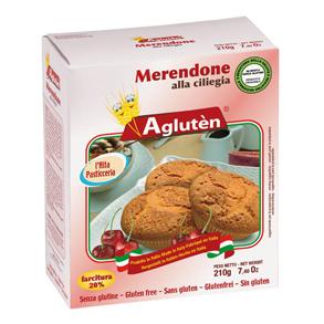 Agluten - Bezlepkové muffiny Merendone s třešňovou náplní 3 x 70 g